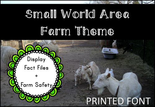 Small World Area Farm Themed for EYFS/KS1