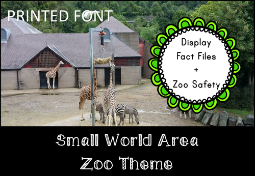 Small World Area Zoo Themed for EYFS/KS1