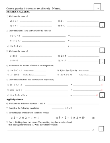 key stage 3 maths problem solving worksheets