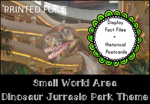 Small World Area Dinosaur Themed for EYFS/KS1