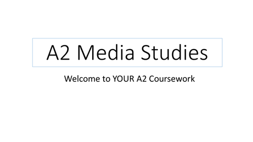 MEST 4 A2 Coursework Intro