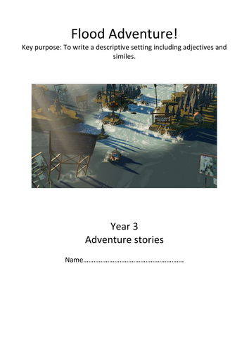 Y3 Creative Writing - Adventure Story