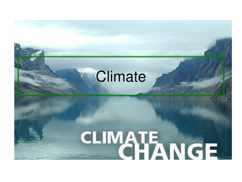 Factors Influencing Climate