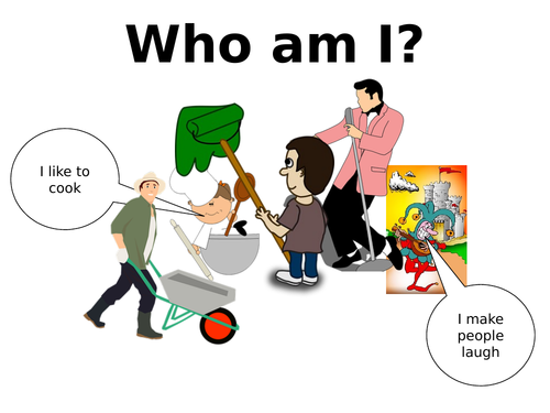 Careers- Who am I? People who help us job descriptions activity