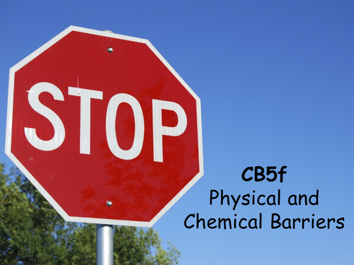Edexcel CB5f Physical and Chemical Barriers