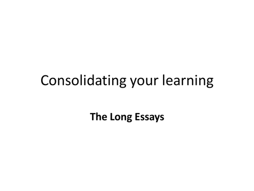 How to write a basic long sociological essays
