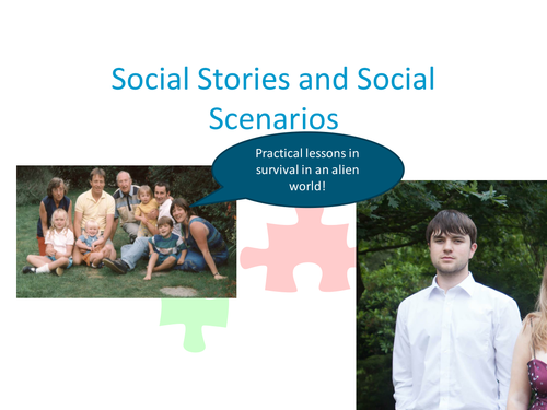 Social Stories Training for Teaching Assistants 2 hr training materials