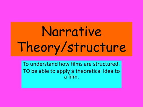 Level 3 BTEC - intro to film. and tasks