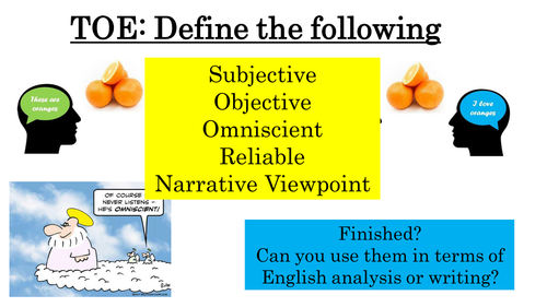 AQA English Paper 1 Question 4 Narrative Viewpoints and Reliability