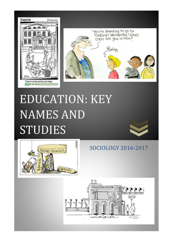 AQA Education - Key names and studies overview pack