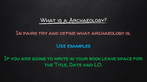 Intro to Archaeology