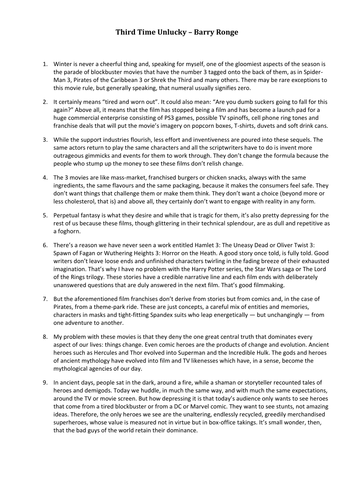 English Comprehension