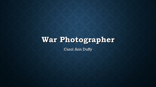 War Photographer