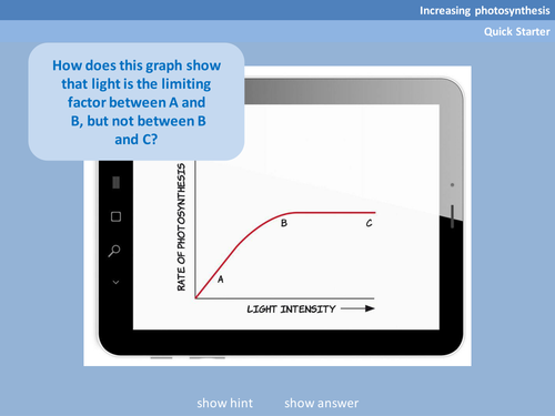 Increasing photosynthesis