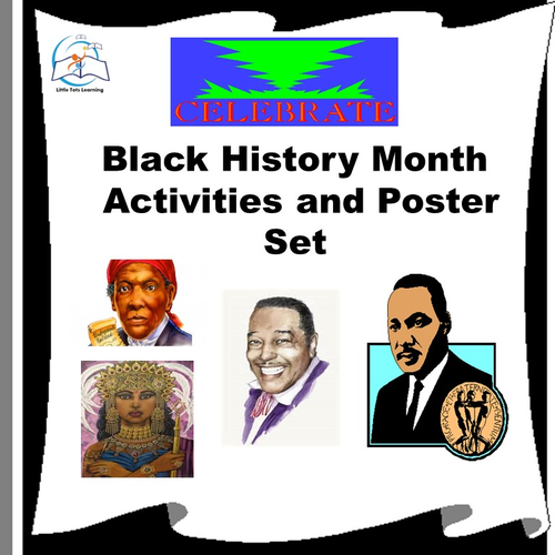 Black History Month Activities and Poster Set