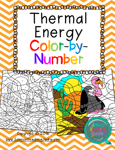 Thermal Energy: Methods of Heat Transfer Color-by-Number TEKS 6.9A & TEKS 6.9B
