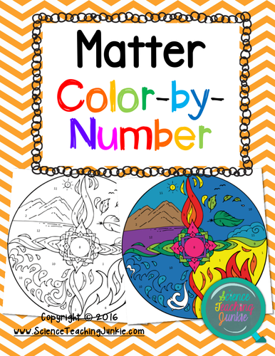 Matter Color-by-Number | Teaching Resources