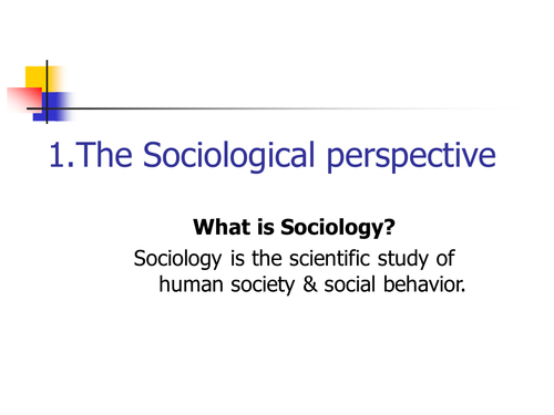 GCSE SOCIOLOGY