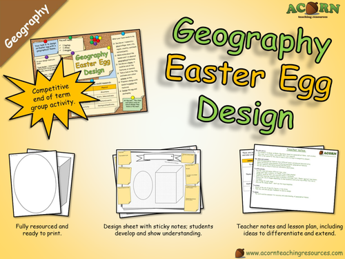 Geography - Design an Easter Egg (with a geographical theme)