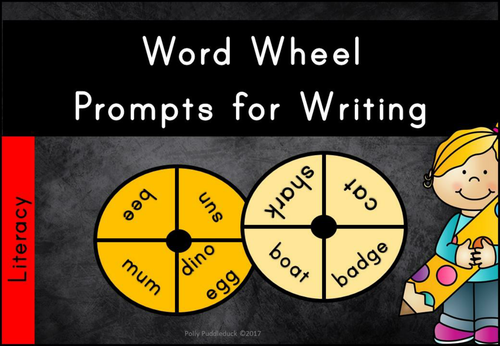 Word Wheel Prompts for Writing for KS1