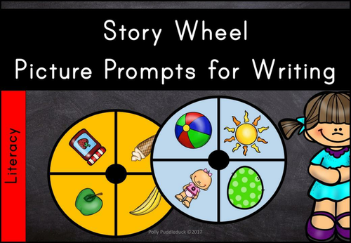 Story Wheel Picture Prompts for Writing for KS1