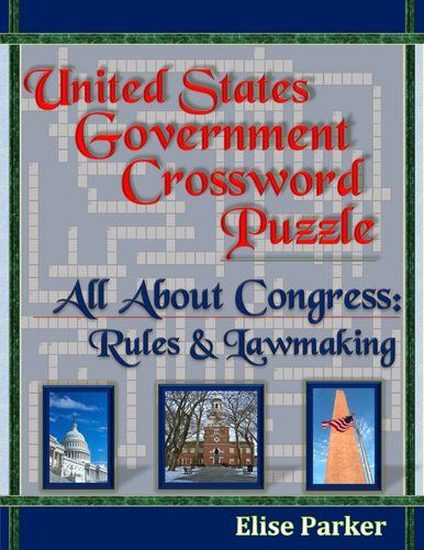 Congress Crossword Puzzle: Rules & Lawmaking (U.S. Government Puzzle Worksheets)