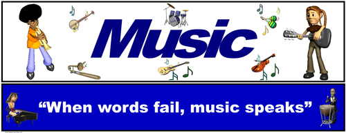 Music Banner #6: “When words fail, music speaks”