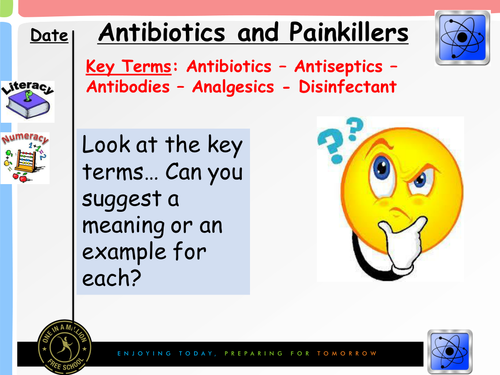 Antibiotic Resistance and Painkillers NEW 2016 GCSE Biology Spec