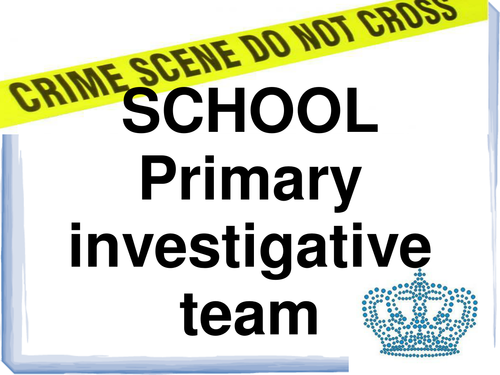 Year 2 Fraction of a quantity lesson - police investigation