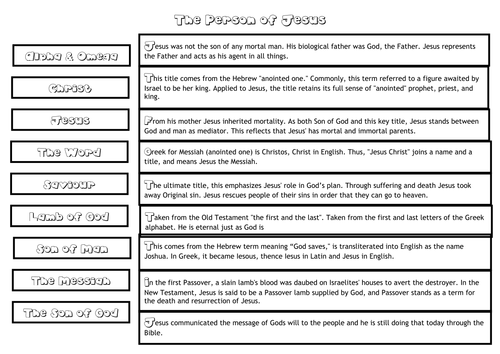 names-of-jesus-teaching-resources