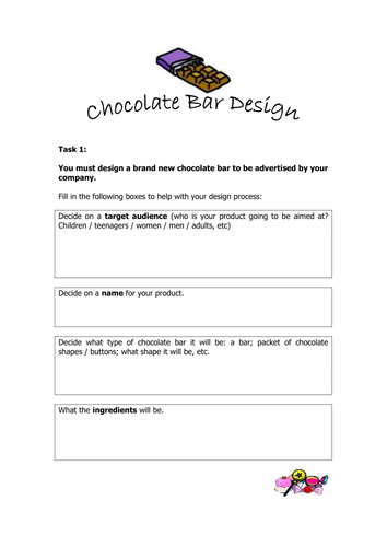 Designing a New Chocolate Bar