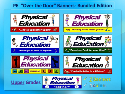 PE Banners (Posters) - Upper Grade; Bundled Edition