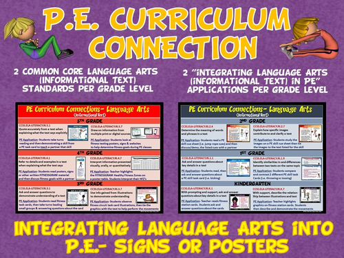 PE Curriculum Connection: Integrating Language Arts (Informational Text) into PE