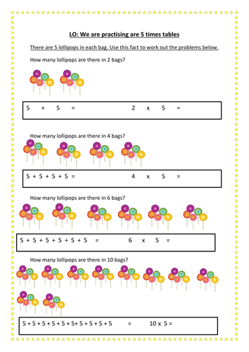 year 1 multiplication resources teaching resources