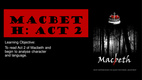 Macbeth - Act 2