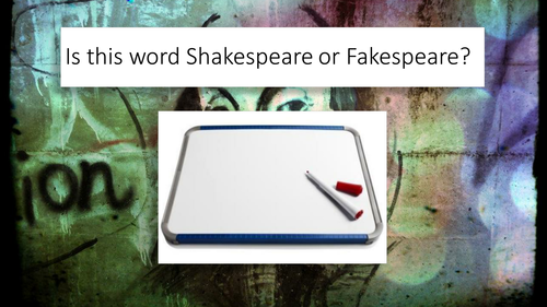 Shakespeare's Language Quiz
