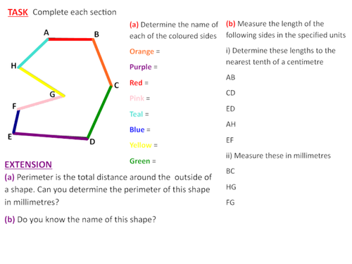 Naming and labeling angles and sides