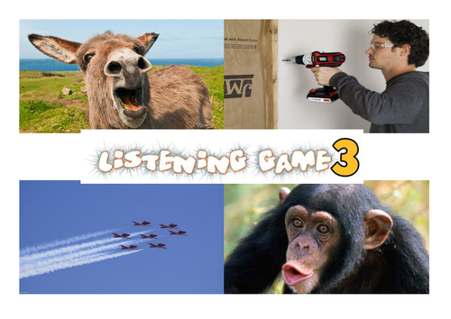 Listening Game 3 - Phase 1 Phonics Bingo