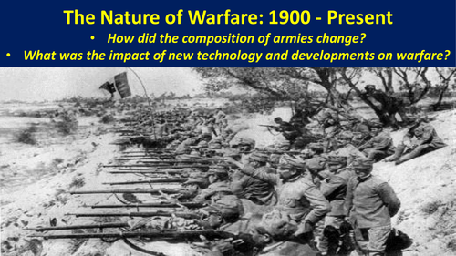 Edexcel GCSE Warfare Through Time - Warfare and British Society in the Modern Era, 1900 - Present