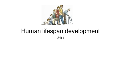Human lifespan development