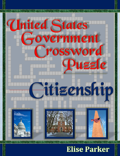 Citizenship Crossword Puzzle (U.S. Government Puzzle Worksheets)