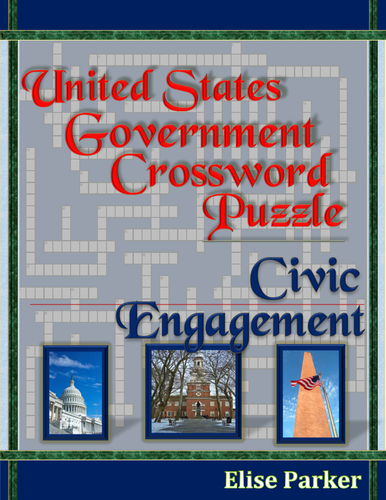 Civic Engagement Crossword Puzzle (U.S. Government Puzzle Worksheets) |  Teaching Resources