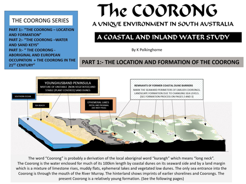 THE UNIQUE COORONG OF SOUTH AUSTRALIA - PART 1 - LOCATION AND FORMATION