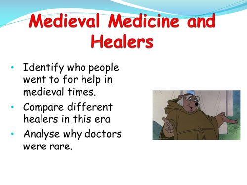 Medieval Medicine for Year 7/8