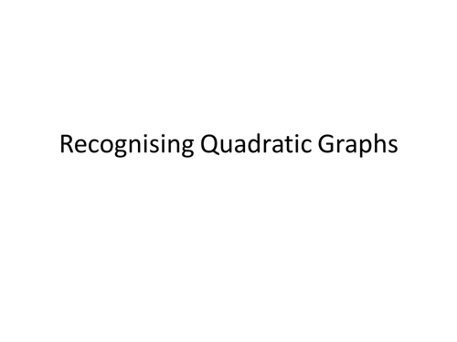 Recognizing different graphs