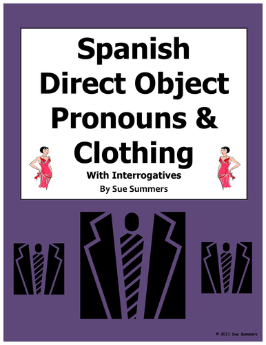 spanish-direct-object-pronouns-clothing-and-interrogatives-worksheet