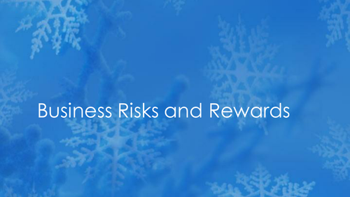 GCSE Business Studies - Risk and Reward