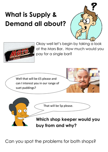 GCSE Business Studies - Supply and Demand