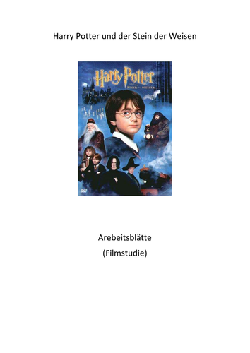 Filmstudie - Harry Potter und der Stein der Weisen