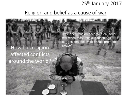 Religion and belief as a cause of War (Holy War) AQA/OCR Religious Studies  A GCSE